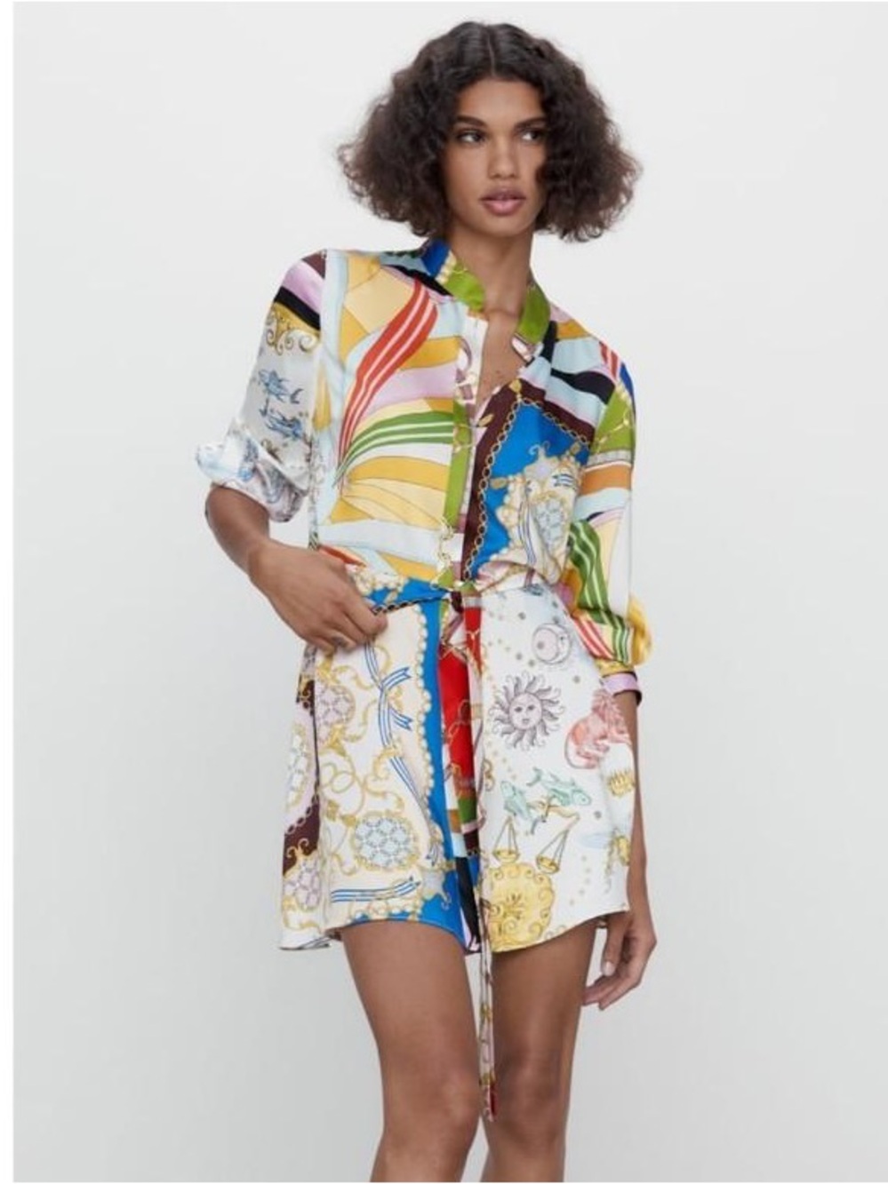 Zara midi shirt dress, Size XS